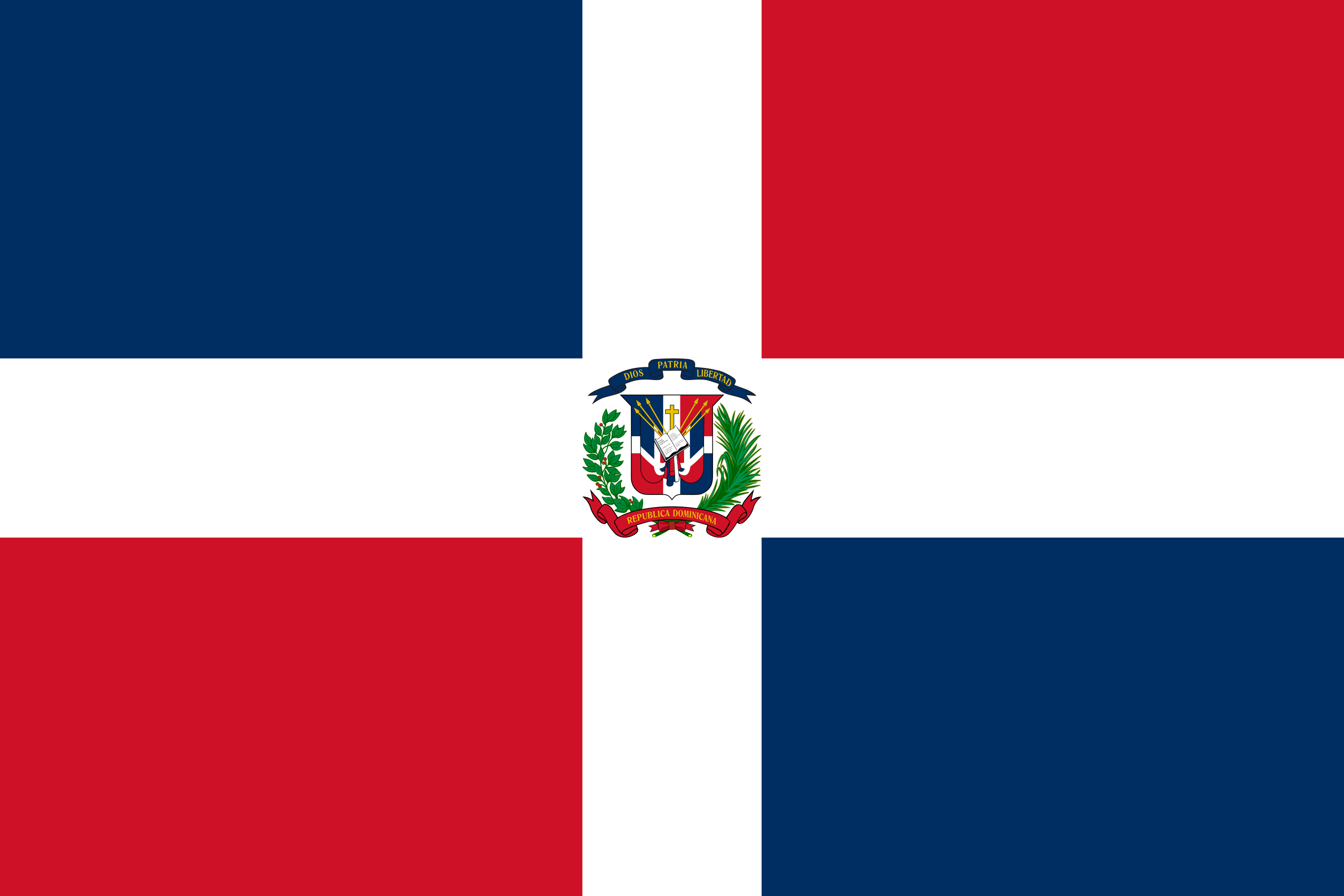 Флаг Доминиканская Республика
