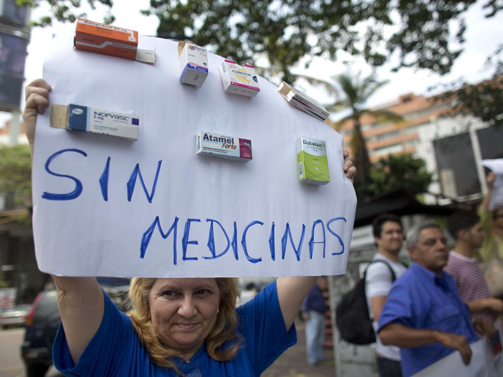нехватка лекарств в Венесуэле