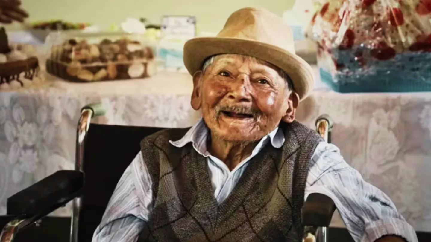 Марселино Абада Толентино самый старый человек в мире 124 года