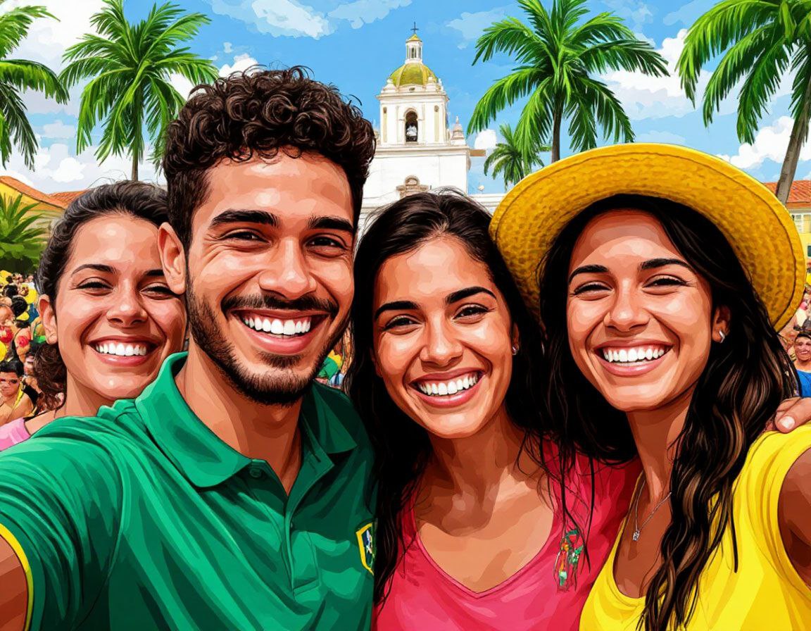 Бразильцы полны оптимизма Бразильцы полны оптимизма